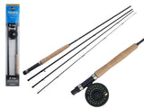 Shakespeare Cedar Canyon Premier 4 Piece 9ft 5/6 Rod and Reel Fly Fishing Combo