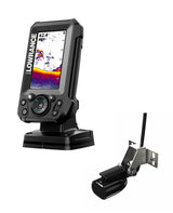 Lowrance Eagle 4x with Bullet Skimmer Sonar Depth Fishfinder with Transducer