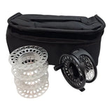 Sharpes of Aberdeen Leven Cassette Fly Reel with 3 Spare Cassettes