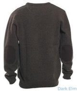 Deerhunter Mens Hastings Knit Lambswool O-Neck Hunting Farming Shooting Country Jumper (Sizes S-XL)