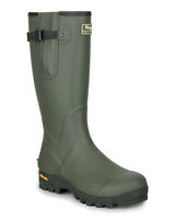 Hoggs Of Fife Field Sport 4mm Neoprene-lined Natural Rubber Wellington Boot with Vibram Sole (Sizes UK 4-12)