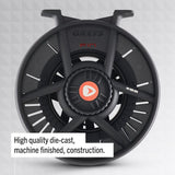 Greys Fin Cassette Trout Sea Trout Salmon Fly Fishing Reel with Reel Pouch and 2 Spare Spools