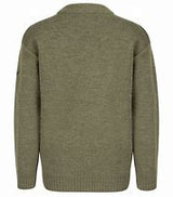 Hoggs Of Fife Mens Round Neck Melrose Hunting Farming Shooting Jumper Country Pullover (Green and Navy Available with Sizes S-3XL)