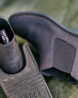 Hoggs Of Fife Mens Banff Country Full Grain Leather Brown/Walnut Breathable Chelsea Dealer Boots (Sizes UK 6.5-12)