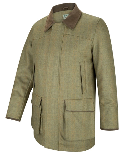 Hoggs Of Fife Mens Kinloch Waterproof Windproof Breathable Technical Tweed Shooting Field Coat (Sizes S-3XL)