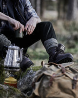 Hoggs Of Fife Mens Munro Classic Waterproof Breathable Waxy Leather Hiking Boots with Vibram Sole (Size UK 6-13)