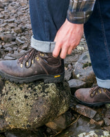 Hoggs Of Fife Mens Munro Classic Waterproof Breathable Waxy Leather Hiking Boots with Vibram Sole (Size UK 6-13)