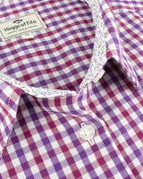 Hoggs of Fife Ladies Becky II 100% Cotton Long Sleeve Classy Country Shirt (Sizes UK 8-20)