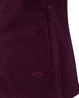 Hoggs of Fife Ladies Navy/Merlot/Grey Windproof Breathable Stenton Hunting Farming Country Fleece Gilet (Size XS-2XL)