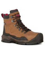 Hoggs of Fife Poseidon S3 Safety Lace-Up Work Boot Leather Steel Toe Slip/Oil Resistant Waterproof Boot