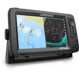 Lowrance Hook Reveal 9 Tripleshot CHIRP Sonar Downscan Imaging Fishfinder and Transducer with Autotuning Sonar SolarMax Display