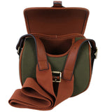 Maremmano Green Canvas with Leather Detailing Cartridge Bag (100 Cartridges)