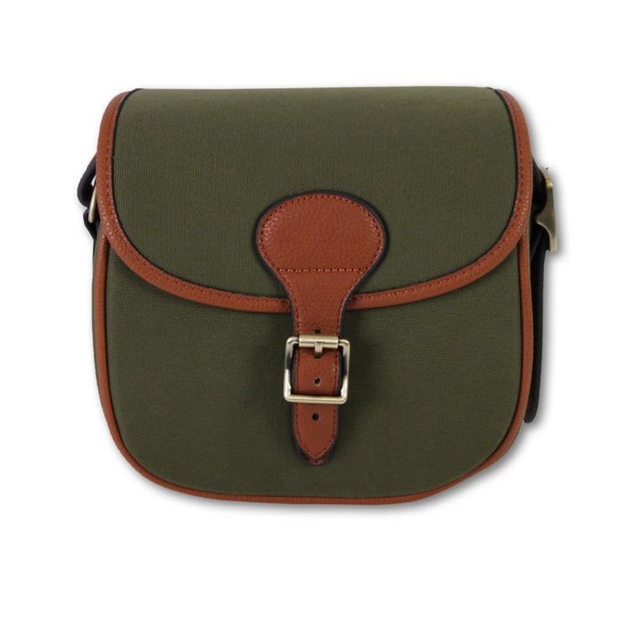 Maremmano Green Canvas with Leather Detailing Cartridge Bag (100 Cartridges)