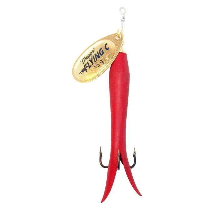 Mepps Aglia Flying C Yellow/Red/Black/Orange 10g 15g 25g Salmon Sea Trout Fishing Lure