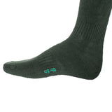 Ridgeline Olive Cotton Rich Long Cushioned Hunting Shooting Hiking Walking Country Socks (3 Pair Pack) Size UK 9-12