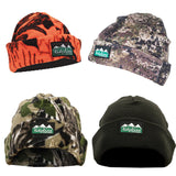 Ridgeline Polar Fleece Camo/Orange/Olive Hunting Shooting Country Beanie Hat