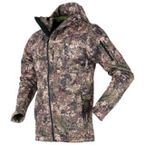 Ridgeline Mens Ascent Water Resistant Camouflage/Green Hunting/Farming/Fishing Softshell Jacket
