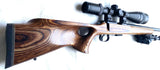 Second Hand CZ .22LR Thumbhole Rifle with Millett Illuminated Scope, Sound Moderator, Bipod- £650.00