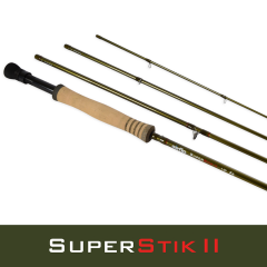 Airflo Super Stik 2 Trout Sea Trout Salmon Fly Fishing Rod with Protective Cordura Tube (Various Lengths and Weights Available)