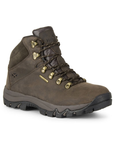 Hoggs of Fife Mens Glencoe Waxy Leather Waterproof Breathable Trek Hiking Boot (Sizes UK 6.5-13)