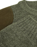 Hoggs Of Fife Mens Round Neck Melrose Hunting Farming Shooting Jumper Country Pullover (Green and Navy Available with Sizes S-3XL)