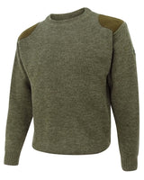 Hoggs Of Fife Mens Round Neck Melrose Hunting Farming Shooting Jumper Country Pullover (Green and Navy Available with Sizes S-3XL)