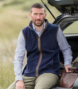 Hoggs of Fife Mens Windproof Breathable Stenton Technical Country Fleece Gilet Bodywarmer (Different Colours and Sizes S-3XL Available)
