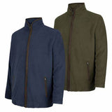 Hoggs Of Fife Mens Woodhall Windproof Full Zip Country Fleece Jacket (Sizes S-3XL Navy and Green Colours Available)