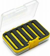 Leeda Profil Durable Clear Lid Double Sided Slotted Foam Fly Fishing Fly Box (Holds 250 Flies)
