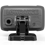 Lowrance Hook 2-4X GPS Plotter Bullet Sonar Fishfinder with Transducer, Waypoint Plotter and SolarMAX Display