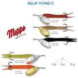 Mepps Aglia Flying C Yellow/Red/Black/Orange 10g 15g 25g Salmon Sea Trout Fishing Lure
