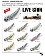 BRAND NEW FOR 2023 Tasmanian Devil 13.5g Live Skin Fishing Lures