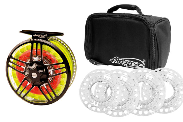airflo fishing reels Airflo Switch Cassette Arbour Fly Fishing Reel with 5 Spools (4/6 and – Country Sports Northern Ireland