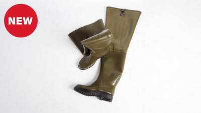 Aigle Truite Waders Natural Rubber Multi Purpose Waterproof Fishing Thigh Waders