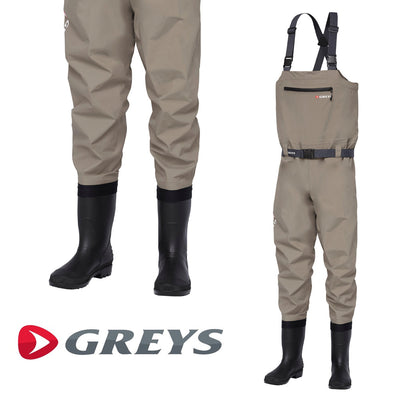 Greys Fin Fishing Adjustable Bootfoot 12,000mm Breathable Chest Waders