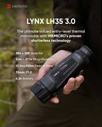 Hikmicro Lynx 3.0 LH 35 Thermal Monocular 384px 35mm