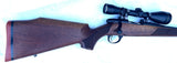 Second Hand Sako 243 Rifle with Leupold Mounts and Leupold Vari-X 11c 3-9x50 Scope and Moderator