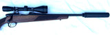 Second Hand Sako 243 Rifle with Leupold Mounts and Leupold Vari-X 11c 3-9x50 Scope and Moderator
