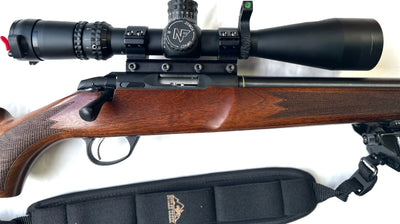 Second Hand Sako P04R .22Rifle with Silencer, Harris Bipod, Sling and Nightforce NXS 3.5-15x50 Scope - £1450.00