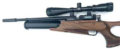 Second Hand Daystae Air Wolf .22 Air Rifle with Silencer and Hawke Varmint Scope - £980.00