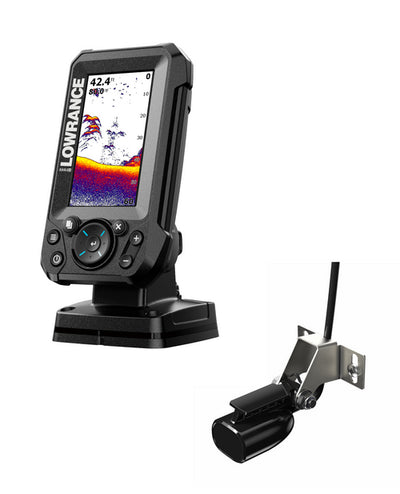 Lowrance Eagle 4x with Bullet Skimmer Sonar Depth Fishfinder with Transducer