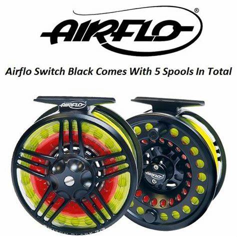 airflo switch pro fly fishing reels Airflo Switch Cassette Arbour Fly Fishing Reel with 5 Spools (4/6 and – Country Sports Northern Ireland