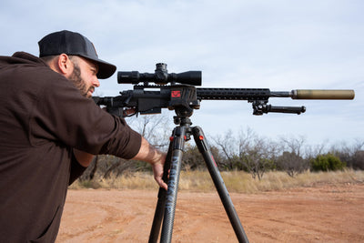 Bog Death Grip Clamping Aluminium Tripod Shooting Stick/Carry Bag Combo