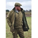 Game Men's Durable Teflon Coated Waterproof Windproof Tweed Shooting Jacket
