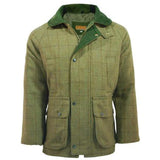 Game Men's Durable Teflon Coated Waterproof Windproof Tweed Shooting Jacket