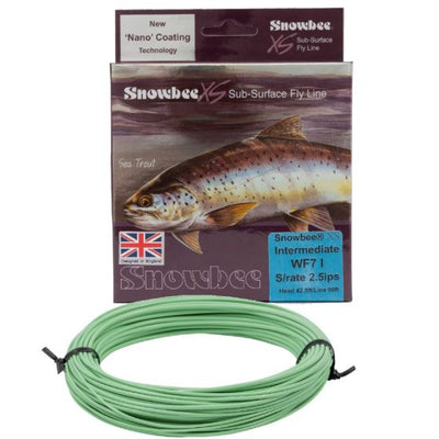 Snowbee XS Sub-Surface Intermediate Fly Lines WF5, 6, 7, 8  Fly Fishing Line