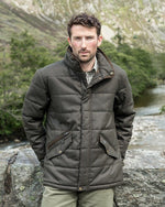 Hoggs Of Fife Elgin Mens Water Resistant Quilted Jacket (Casual, Dress, Work, Farming Jacket)