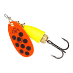 Blue Fox Vibrax UV Orange Black Yellow No.3 8g Trout/Sea Trout/Salmon/Perch Fishing Spinner Lure