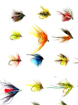 Fly Fishing Assortment of Irish Wet Lough and River Trout Flies