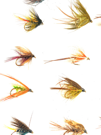 Fly Fishing Assortment of Irish Wet Lough and River Trout Flies